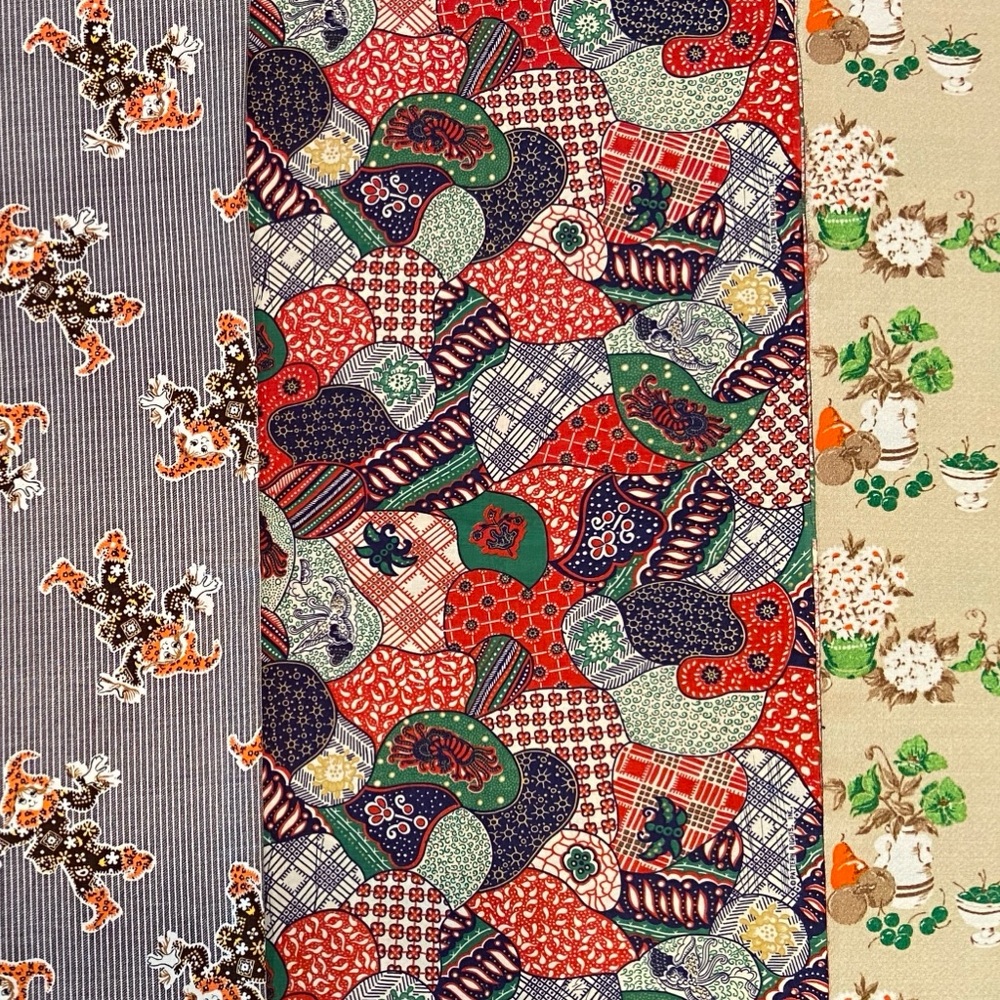 Fabric - Vintage Fall Harvest Bundle 🎃  All vintage fabrics - 
Circa 1970’s  VGC